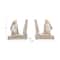 Hello Honey® 6" White Finish Bunny Rabbit Bookends Set